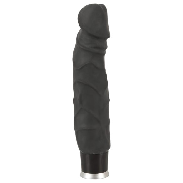 Nature Skin - aidonoloinen vibraattori - musta (22cm)