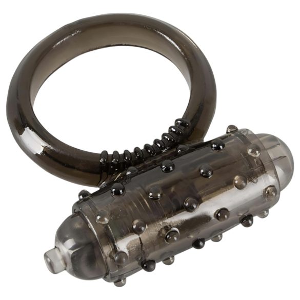 You2Toys - vibraattorirengas miehille - silikoni - musta