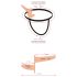 You2Toys – Kaksiosainen strap-on vibra - luonnollinen