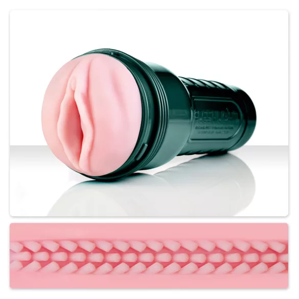 Fleshlight - Vibro vagina - vaaleanpunainen - realistinen tekovagina