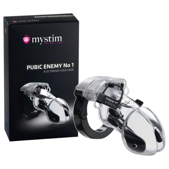 Mystim Pubic Enemy No 1 - sähköinen peniskotelo