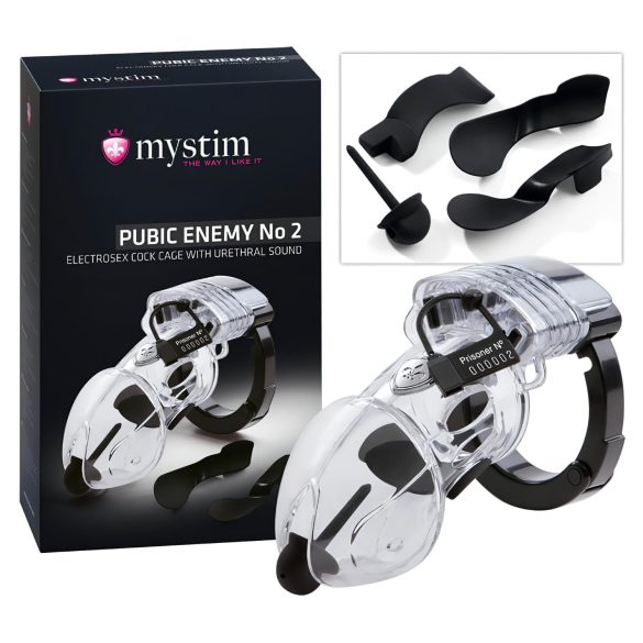 Mystim Pubic Enemy No 2 - sähköinen penishäkki
