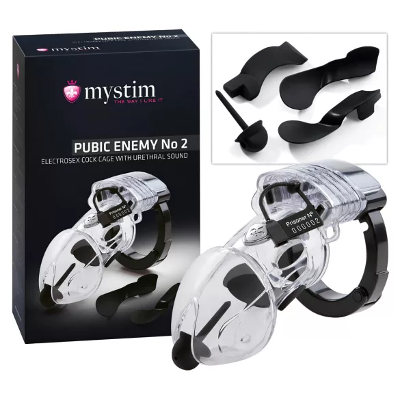 mystim Pubic Enemy No 2 - sähköinen peniskahva