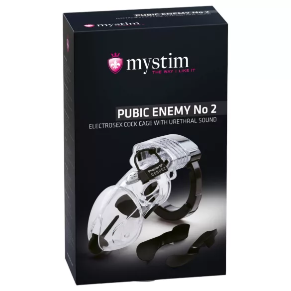 mystim Pubic Enemy No 2 - sähköinen peniskahva