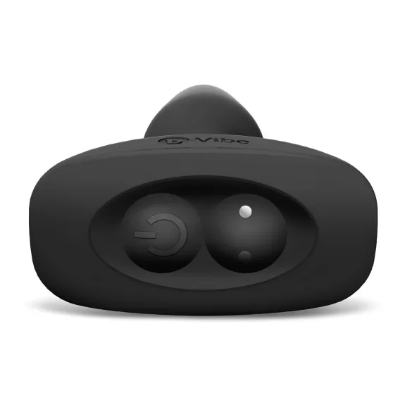 b-Vibe - pyörivät helmiakku anaalivibraattori (musta)