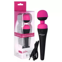 PalmPower - wand-vibraattori - ladattava - pinkki/musta