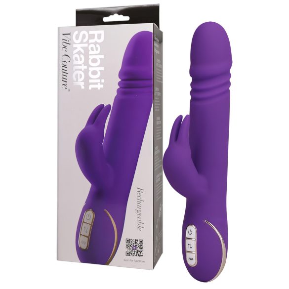 Vibe Couture Rabbit Skater - Kaniinitikku vibraattori (violetti)