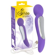   SMILE Wand - kaksimoottorinen vibraattori - hierontalaite - violetti