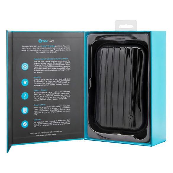 b-Vibe Novice - anaalivibraattori aloittelijalle - musta