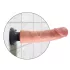 King Cock - dildo imukupilla - vibraattori 23 cm - luonnollinen