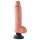 King Cock - dildo imukupilla ja vibraattorilla - 25 cm - luonnonväri