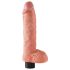 King Cock 10 imukuppivibraattori (25 cm) - luonnollinen