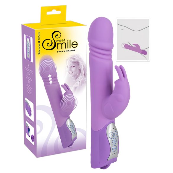 SMILE Push - lila klitoriskiihotin ja työnninvibraattori