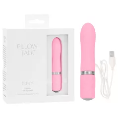 Pillow Talk Flirty - ladattava sauvavibraattori - pinkki