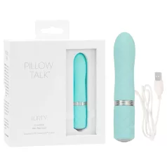 Pillow Talk Flirty - ladattava sauvavibraattori (turkoosi)