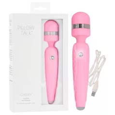   Pillow Talk Cheeky Wand - akullinen hierontavibraattori (pinkki)