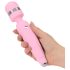 Pillow Talk Cheeky Wand - Ladattava hierontavibraattori (pinkki)