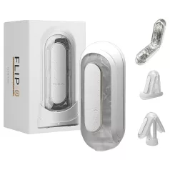 TENGA Flip Zero - vibraattorimasturbaattori - valkoinen