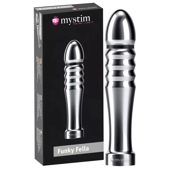 mystim Funky Fella - uritetty elektro dildo