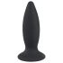 Black Velvet S - ladattava, aloittelijan anaalivibra - pieni (musta)