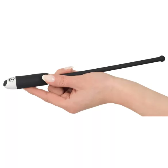 You2Toys - vibrotila-dilataattori - silikoninen, musta, 8-11mm