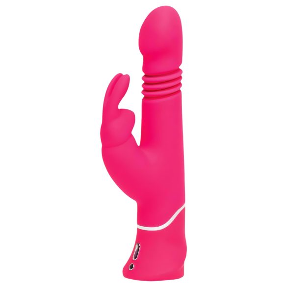 Happyrabbit Thrusting - Ladattava, Työntävä Klitorisvibraattori (Pinkki)