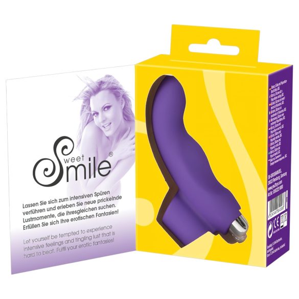 SMILE - sormiavibraattori - aalloittuva - silikoni, violetti