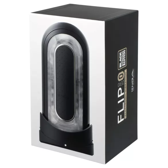 TENGA Flip Zero - vibraatiomasturbaattori - musta