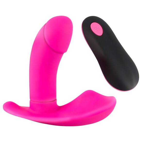 SMILE Alushousu - Ladattava, langaton strap-on-vibraattori (pinkki)
