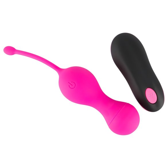 SMILE Love Balls - ladattava, radiolla ohjattava värinäkananmuna (pinkki)