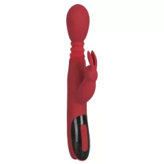   You2Toys Massager - työntyvä-pyörivä, lämmittävä G-pistevibraattori (punainen)
