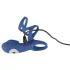 SMILE Couple - ladattava vibro penisrengas - sininen