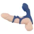 SMILE Couple - ladattava vibro penisrengas - sininen