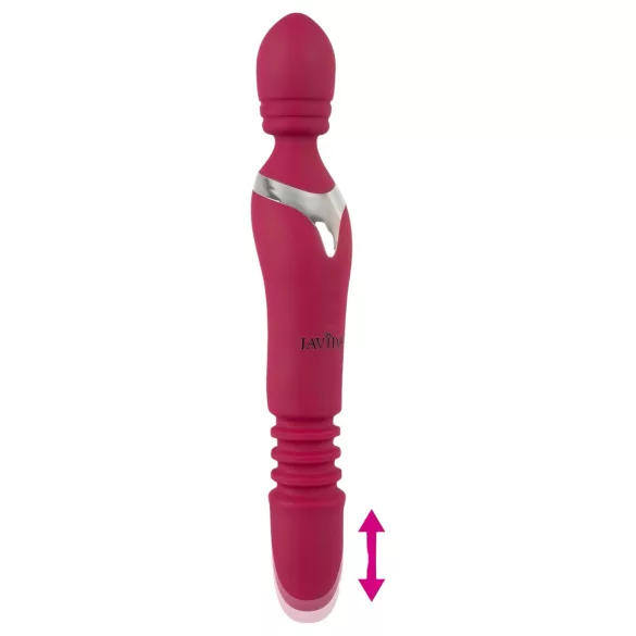 Javida Thrusting - 3-in-1 hierova vibraattori - punainen