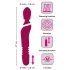Javida Thrusting - 3-in-1 hierontavibraattori (punainen)
