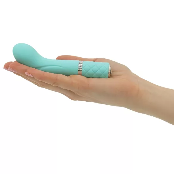 Pillow Talk Racy - ladattava kapea G-pistevibraattori - turkoosi