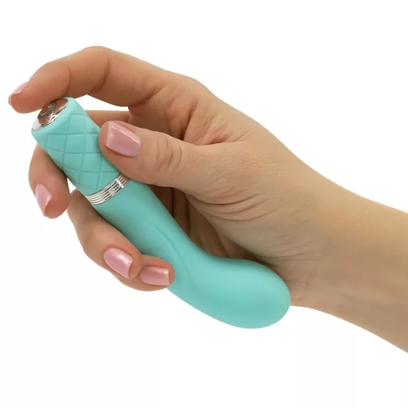 Pillow Talk Racy - ladattava kapea G-pistevibraattori - turkoosi