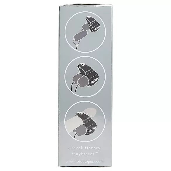 HOT Octopuss JETT - peniksenpäävibraattori - 2 moottoria - musta