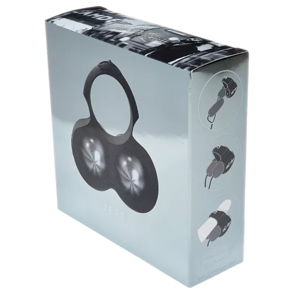 HOT Octopuss JETT - peniksenpäävibraattori - 2 moottoria - musta