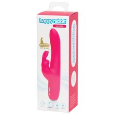   Happyrabbit Curve Slim - vesitiivis vibraattori klitoriskiihottimella - pinkki