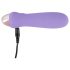 Cuties Mini Purple - ladattava, silikoninen sauvavibraattori (violetti)