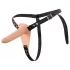 You2Toys - Strap-on vibraattori - ladattava - iho/nude