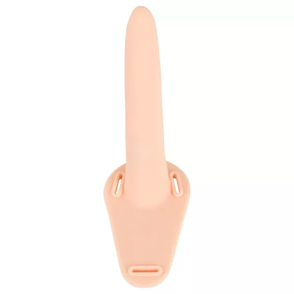 You2Toys - Strap-on vibraattori - ladattava - iho/nude