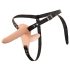 You2Toys - Strap-On - kiinnitettävä tuplavibraattori (nude)
