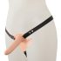 You2Toys - Strap-On - kiinnitettävä tuplavibraattori (nude)