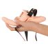 You2Toys - Strap-On - kiinnitettävä tuplavibraattori (nude)