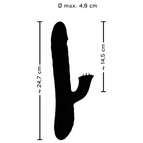 Smile Pearl - helmivibraattori - työntötoiminto - lila