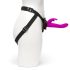 Happyrabbit Strap-On - pupun kiinnitettävä vibraattori (violetti)