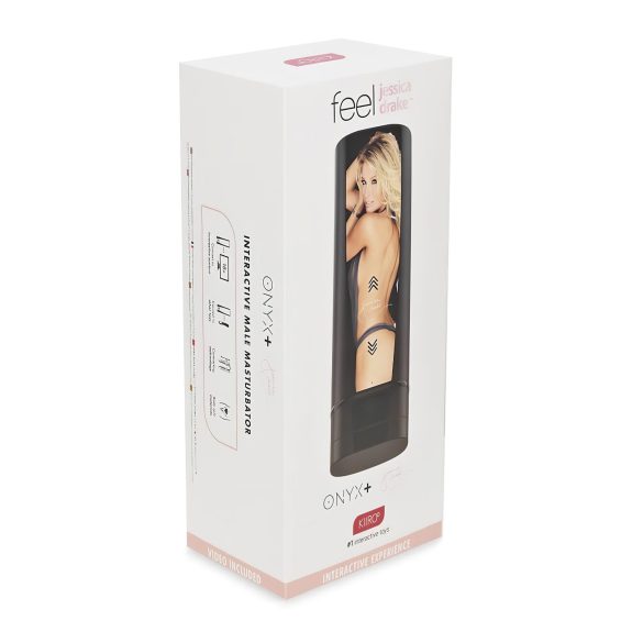 Kiiroo Onyx+ Jessica Drake - interaktiivinen masturbatori - musta