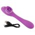 You2Toys 2-toimintoinen Vibe - ladattava 2in1 vibraattori (liila)